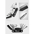 Decopatent Multitool Fiets reparatie toolkit 16-delig - Voor Racefiets / Toerfiets / Mtb / Mountainbike - Vouwgereedschap fiets - Multifunctionele Fiets Reparatieset - Zakgereedschap Multi tool - Pocket tool fiets - Fiets montage - Decopatent®