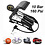Decopatent PRO Luxe Voetpomp - Voetpomp met Dubbele Cilinder en Manometer - Voet pomp met drukmeter voor het opblazen van Auto Autobanden / Fietsenbanden / Motor band / Voetballen / Luchtbed - Fietspomp - 10 bar/160 Psi - Decopatent®