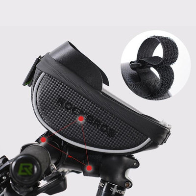 Decopatent PRO Waterdichte fiets stuurtas met Telefoonhouder en opbergvak - Fiets stuur smartphone tas - Telefoonhouder Fiets Waterdicht - Mobielhouder fiets - Fietstas telefoon - iPhone X/7/ 8 - Samsung Galaxy S10 etc. - Universeel tot 6.5 inch - Decopatent®