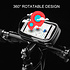 Decopatent PRO 360 Graden Draaibare Waterdichte Fiets stuurtas + Telefoonhouder en opbergvak - Fiets stuur tas - Telefoonhouder Fiets Waterdicht - Mobielhouder fiets - Fietstas telefoon - iPhone X/7/8 - Samsung Galaxy etc. - Universeel tot 6 inch - Decopatent®