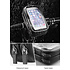 Decopatent PRO 360 Graden Draaibare Waterdichte Fiets stuurtas + Telefoonhouder en opbergvak - Fiets stuur tas - Telefoonhouder Fiets Waterdicht - Mobielhouder fiets - Fietstas telefoon - iPhone X/7/8 - Samsung Galaxy etc. - Universeel tot 6 inch - Decopatent®