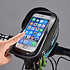 Decopatent PRO Waterdichte fiets stuurtas met Telefoonhouder en opbergvak - Fiets stuur smartphone tas - Telefoonhouder Fiets Waterdicht - Mobielhouder fiets - Fietstas telefoon - Universeel voor telefoons tot 5.8 inch - Decopatent®