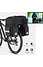 Decopatent Multifunctionele 3-in-1 Fiets bagagetassen met Regenafdekking - 48L Fietstassen voor Fietsbepakking op bagagedrager - Dubbele Fietstassen - Fietstas Rugzak - Bagagedragertas - Bagagedrager tassen voor Fiets vakantie - Fiets bepakking - Decopatent®