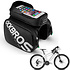 Decopatent PRO Fiets frametas met Telefoonhouder - Waterbestendige Dubbele Fietstassen afneembare Touchscreen telefoon houder - Frametas Racefiets/Fiets/Koersfiets/Mountainbike/MTB fietsen - Regenbestendige Fiets Frametas - 5.8 Inch Gsm's - Zwart - Decopatent®