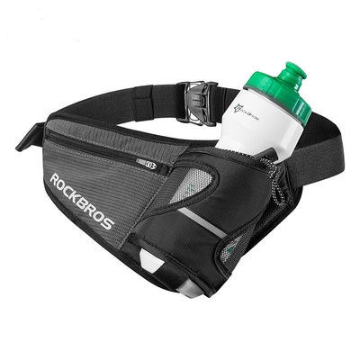 Decopatent Verstelbare Drinkgordel / Hardloopriem met drinkfles houder - Sport Heuptasje met handig opbergvak met ritssluiting - Running Belt Heuptas - Drinkgordel voor Hardlopen / Fietsen / Hiking / Wandelen of andere Indoor / Outdoor Sport -  Decopatent®