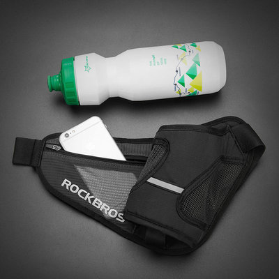 Decopatent Verstelbare Drinkgordel / Hardloopriem met drinkfles houder - Sport Heuptasje met handig opbergvak met ritssluiting - Running Belt Heuptas - Drinkgordel voor Hardlopen / Fietsen / Hiking / Wandelen of andere Indoor / Outdoor Sport -  Decopatent®