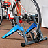 Decopatent Fietstrainer - Rollenbank fiets 26"- 28" inch of 700C wielen - Ergotrainer -  Opvouwbaar Hometrainer voor Racefiets of Mountainbike (Mtb) - Fiets Magnetische Turbo Trainer - Aluminium Fiets trainer - Kleur: Blauw - Decopatent®