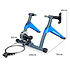Decopatent Fietstrainer - Rollenbank fiets 26"- 28" inch of 700C wielen - Ergotrainer -  Opvouwbaar Hometrainer voor Racefiets of Mountainbike (Mtb) - Fiets Magnetische Turbo Trainer - Aluminium Fiets trainer - Kleur: Blauw - Decopatent®
