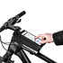 Decopatent PRO Fiets frametas met Telefoonhouder - Waterbestendige Fietstas voor Touchscreen telefoon houder - Frametas Racefiets/Fiets/Koersfiets/Mountainbike/MTB fietsen - Regenbestendige Fiets Frametas - 6.2 Inch Gsm's - Zwart - Decopatent®