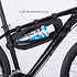 Decopatent PRO Fiets frametas voor onder het fietsframe - Waterbestendige frame Fietstas - Frametas Racefiets / Fiets / Koersfiets / Mountainbike / MTB fietsen / Electrische fiets / E-Bike- Regenbestendige Fiets Frametas - Zwart - Decopatent®