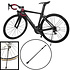 Decopatent PRO Fietsstandaard Mountainbike / Mtb fiets standaard 24"- 28" Inch - Fietsstandaard Enkel 35.5 cm - Zijstandaard Fiets Universeel - Quick Release Mountainbike standaard - Eenvoudige montage - Carbon Steel Kickstand - Decopatent®