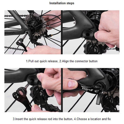 Decopatent PRO Fietsstandaard Mountainbike / Mtb fiets standaard 24"- 28" Inch - Fietsstandaard Enkel 35.5 cm - Zijstandaard Fiets Universeel - Quick Release Mountainbike standaard - Eenvoudige montage - Carbon Steel Kickstand - Decopatent®