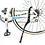 Decopatent PRO Fietsstandaard Mountainbike / Mtb fiets standaard 24"- 29" Inch - Fietsstandaard Enkel Verstelbaar 46 -> 50 Cm - Zijstandaard Fiets Universeel - Mountainbike standaard Verstelbaar - Eenvoudige montage - Kickstand- Decopatent®
