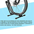 Decopatent Fietsenrek Voor of Achterwiel - Fietsen Rek Racefiets, Mountainbike, Mtb etc - Fietshouder - Achterwiel Standaard / Voorwiel Standaard - Bike stand - fietsstandaard fietsen 24" 26" 27,5" inch en 700C - Opvouwbaar - Zwart - Decopatent®