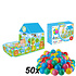 Decopatent Ballenbak met Speeltent - Incl 50 Stuks Ballenbak Ballen - Baby - Peuter - Speeltent voor kinderen - Ballentent Popup