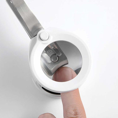 Decopatent Nagelknipper - Met Vergrootglas en LED verlichting - Nageltang met groot vergrootglas - Nail cutter - Nagel knipper