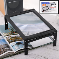 Decopatent Tafel Loep - Vergrootglas met LED verlichting - Loep 2.5x - Vergrootglas Lezen - Voor Slechtziende - 28 x 21 x 10.6 Cm