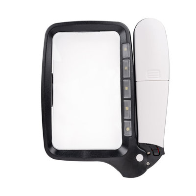 Decopatent Hand Loep LED verlichting - 2x Vergroting - Vergrootglas slechtziende - Handloep - Inklapbaar Lees licht - Magnifier