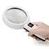 Decopatent Decopatent® Hand Loep met LED verlichting - 3x Vergroting - Lees Vergrootglas - Lezen voor Ouderen Slechtziende - 20.5x11x3.2 Cm