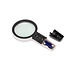 Decopatent Decopatent® Hand Loep met LED verlichting - 3x Vergroting - Lees Vergrootglas - Lezen voor Ouderen Slechtziende - 20.5x11x3.2 Cm