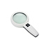 Decopatent Decopatent® Hand Loep met LED verlichting - 3x Vergroting - Lees Vergrootglas - Lezen voor Ouderen Slechtziende - 20.5x11x3.2 Cm