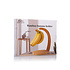 Decopatent Bananenhouder - Bamboe - Bananenhanger met ophanghaak - Druivenhouder - Hout - Fruitmand Banaan ophangen - Bananenhaak