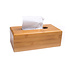 Decopatent Tissuedoos - Bamboe - Tissuebox voor tissues - Tissue box houder voor - Wc - Badkamer - Keuken - Zakdoekendoos - Hout