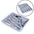Decopatent Besteklade - Met 6 Vakken - Bestekbak - Kunstof - Bestekbakken - Keukenla bestek organizer - 29.7x35.7x4.5 Cm - Grijs