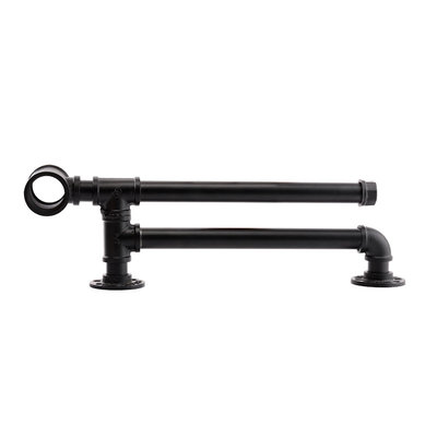 Decopatent Wand Wijnrek - Metaal - 1 Wijnfles en 3 Wijnglazen - Flessenrek - Muur Wijnrek - Wijnglas - Wijnrekje - Wijnrekken