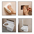 Decopatent Toiletborstel met Houder hangend - Opbergvak - Wc borstel en Houder - Toiletborstel set - Wand Montage - Zonder boren