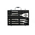 Decopatent BBQ Gereedschap SET - 6 Delig in Koffer - Barbecue - BBQ - Grill - Tang Spatel Grijptang Mes Vleesvork Insmeerborstel