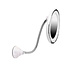 Decopatent Flexibele Make-Up Spiegel met verlichting - 360° Draaibaar - Zuignap Sterk - 10x Vergroting - Make Up Vergrootspiegel