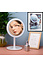 Decopatent Beauty Breeze Mirror - Make-Up Spiegel met LED Verlichting & Ventilatie - 360° Draaibaar - Make Up 5x Vergrootspiegel