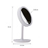 Decopatent Beauty Breeze Mirror - Make-Up Spiegel met LED Verlichting & Ventilatie - 360° Draaibaar - Make Up 5x Vergrootspiegel