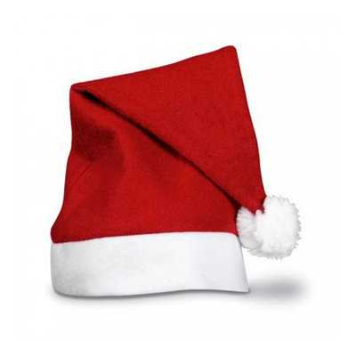 Decopatent 12 Stuks - Kerstmuts - Kerstmuts Volwassenen - Rood met Witte rand Kerst muts - Kerstmutsen voor Volwassenen - Man - Vrouw