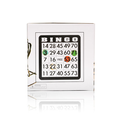 Decopatent Bingo Spel - Bingomolen - Bingoballen - Bingo kaarten - Fiches - Spelbord - Bingo molen - Metaal - Lotto Kinderspel