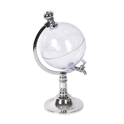 Decopatent Drankdispenser met kraantje - Wereldbol Globe Drank alcohol dispenser - Biertoren - Limonadetap - Tafeltap - Biertap