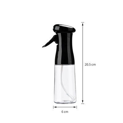 Decopatent Olijfolie Sprayer - Oliefles met Verstuiver - Afvallen - Voor Gezond Bakken en Koken - Kook Bakspray - 210ML - Zwart