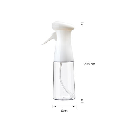 Decopatent Olijfolie Sprayer - Oliefles met Verstuiver - Afvallen - Voor Gezond Bakken en Koken - Kook Bakspray - 210ML - Wit