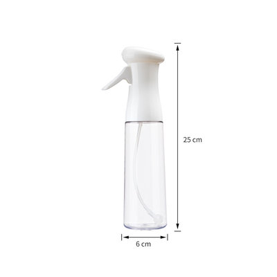 Decopatent Olijfolie Sprayer - Oliefles met Verstuiver - Afvallen - Voor Gezond Bakken en Koken - Kook Bakspray - 320ML - Wit