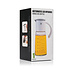 Decopatent Oliefles met Automatische schenktuit - Oliekan Glas - Olie dispenser fles voor olijfolie - Navulbaar - 300 ML - Grijs