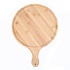 Decopatent Bamboe Pizzaschep voor Pizza's Ø35 Cm - Pizzaplank met handvat - Pizzaborden - Oven - Bbq - Serveerplank