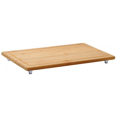 Kesper FSC® Houten Snijplank / Afdekplaat bamboe hout, Met Saprand | Snij Plank | Kookplaat Afdekplaat | Afm. 50 x 28 x 4 Cm