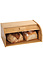 Kesper Broodtrommel met rolluik - FSC® Bamboe houten brooddoos met Schuifdeksel - Broodtrommel - Brood bewaren en vers houden