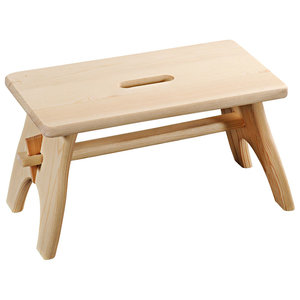 Kesper FSC® Houten Voetenbank - Opstapkruk - Opstapje - Houten krukje - Kinderkruk - Voeten bank - Afm. 42 x 21.5 x 20.5 Cm