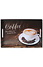 Kesper Dienblad Rechthoekig - Koffie Print - Design koffie / Thee dienblad - Diep Dienblad met handvatten - Melamine - 50 x 35 x 4.5 Cm