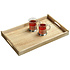 Kesper FSC® Houten Dienblad Rechthoekig - Design koffie / Thee dienblad - Dienblad met handvatten - Paulownia hout - 47 x 29.5 x 4.5 Cm