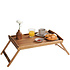 Kesper FSC® Acacia houten inklapbare bedtafel voor op bed met dienblad - Houten Bedtafelje - Laptoptafel - Ontbijt Bed - Bank dienblad