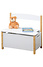 Kesper FSC® Houten Opbergkist met zitbank - Speelgoedkist - Voor het opbergen van kinder speelgoed - Houten bank - Afm. 60 x 34.5 x 56 Cm