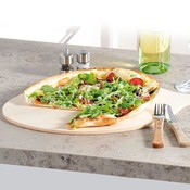 Kesper FSC® Houten Pizzaschep voor Pizza's Ø30 Cm - Pizzaplank met handvat - Pizzaborden - Oven - Bbq - Serveerplank voor pizza of brood
